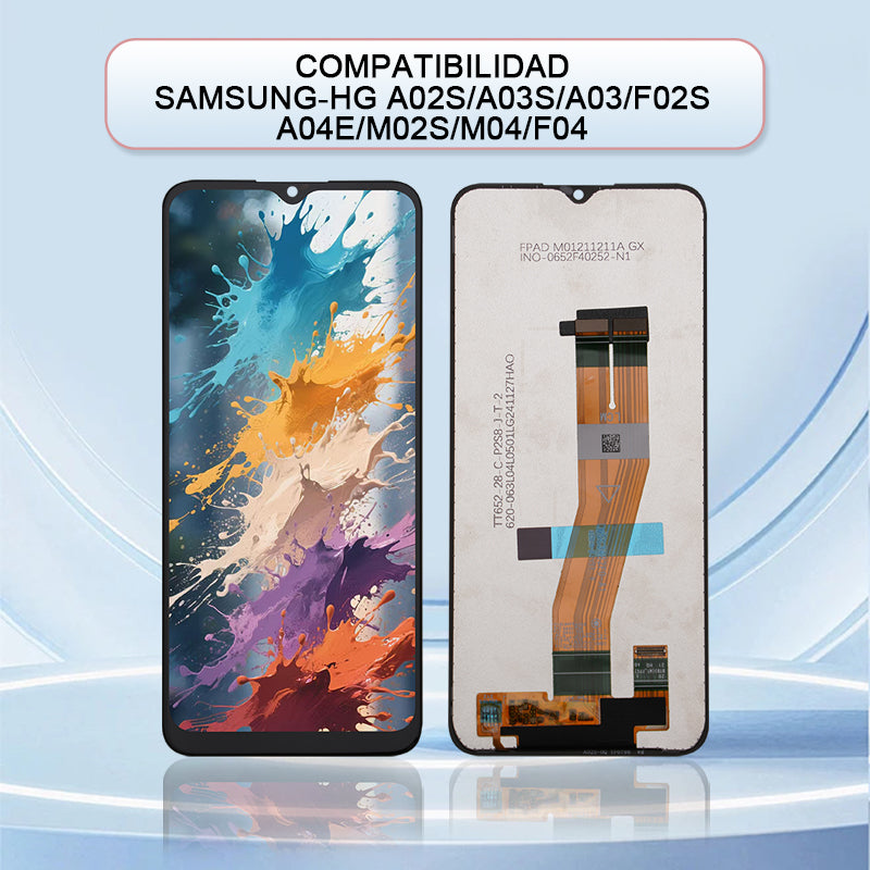 Display/pantalla Para SAMSUNG-HG A02S/A03S/A03/F02S/A04E/M02S/M04/F04-ORIG Sin Marco