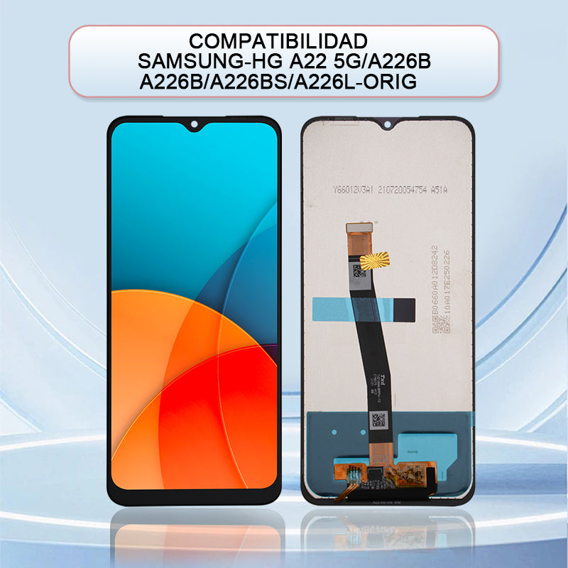 Display/pantalla Para SAMSUNG-HG A22 5G/A226B/A226B/A226BS/A226L-ORIG Sin Marco