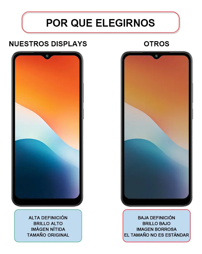 Display/pantalla Para XIAOMI-REDMI 8/8A-ORIG Sin Marco