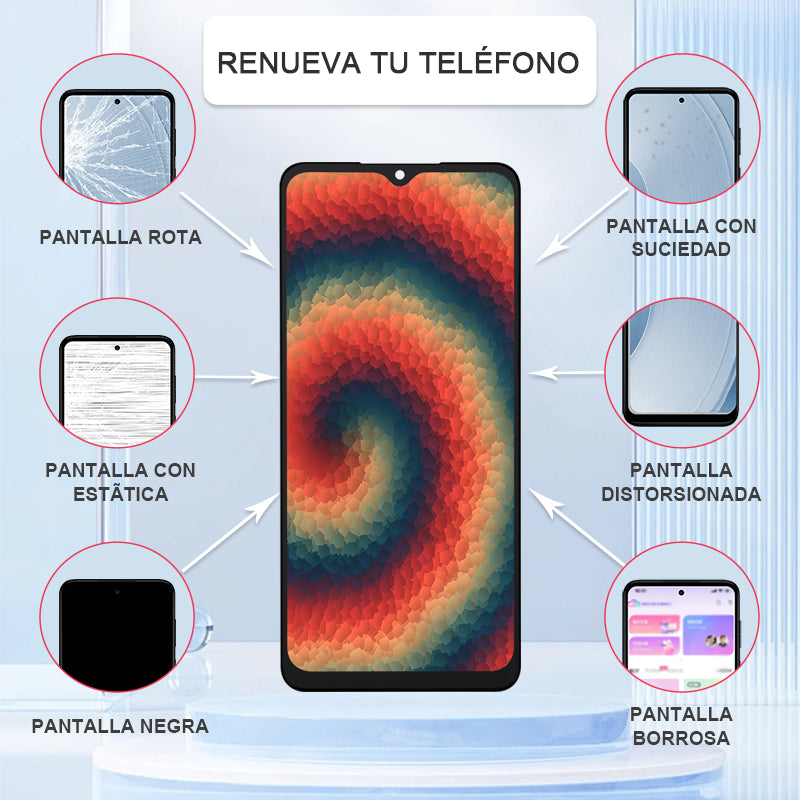 Display/pantalla Para SAMSUNG-HG A02/M02/A12/M12/F12/ A32 5G/M32 5G/Jump-ORIG Sin Marco