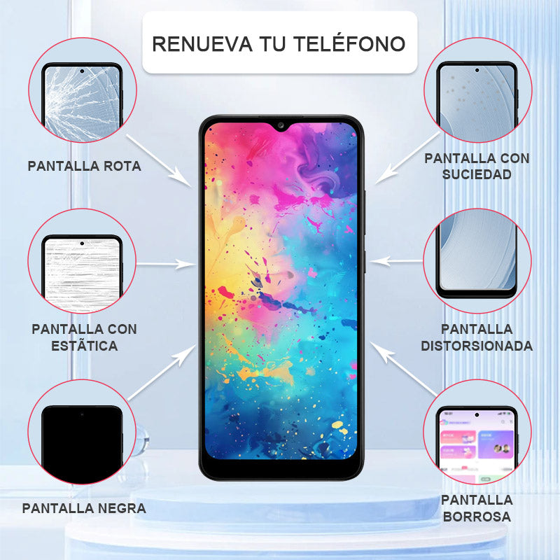 Display/pantalla Para SAMSUNG-CARTAN A04-ORIG Sin Marco