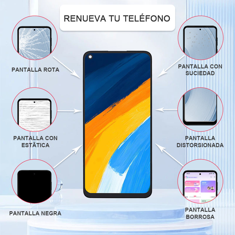 Display/pantalla Para XIAOMI-HG REDMI NOTE9/NOTE10X-ORIG Sin Marco