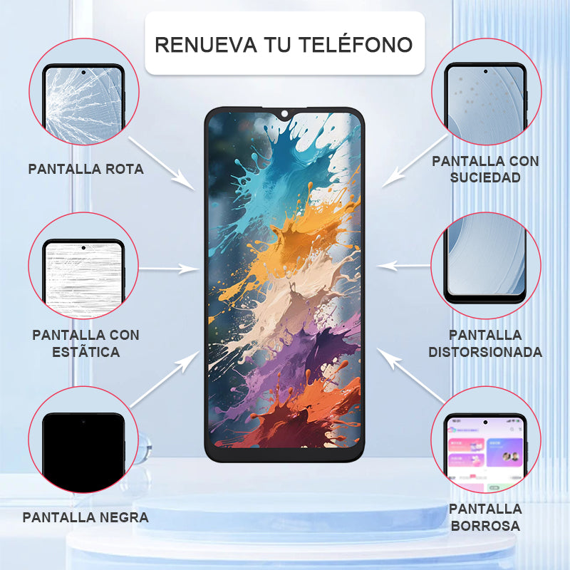 Display/pantalla Para SAMSUNG-HG A02S/A03S/A03/F02S/A04E/M02S/M04/F04-ORIG Sin Marco