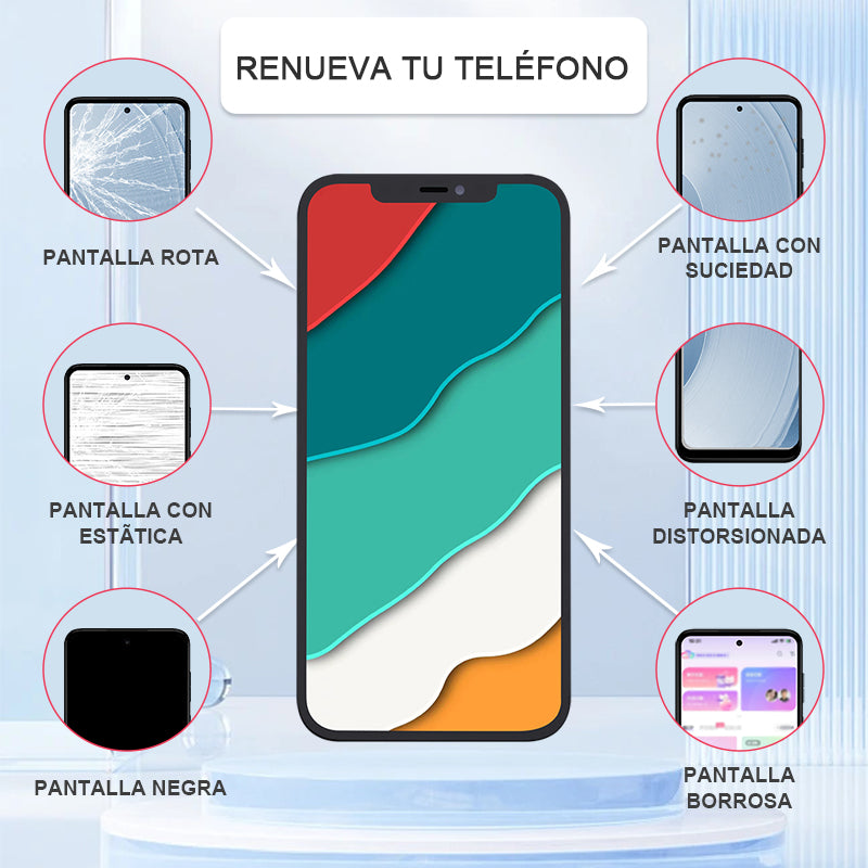 Display/pantalla Para IPHONE-HG X 12 PRO MAX(MOVIL IC)- FHD Sin Marco
