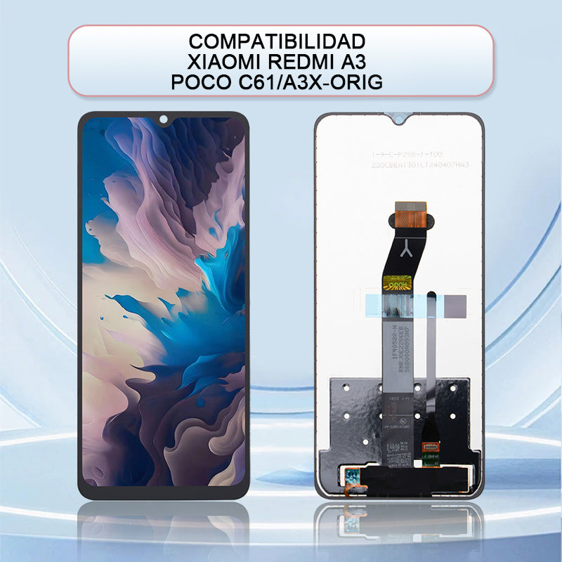 Display/pantalla Para XIAOMI-HG REDMI A3/POCO C61/A3X-ORIG Sin Marco