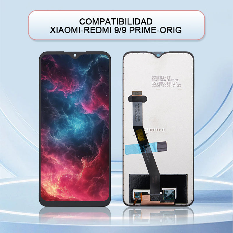 Display/pantalla Para XIAOMI-HG REDMI 9/9 PRIME-ORIG Sin Marco