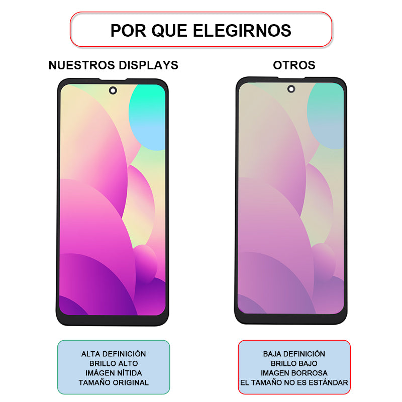 Display/pantalla Para MOTO E30/E40-ORIG Sin Marco