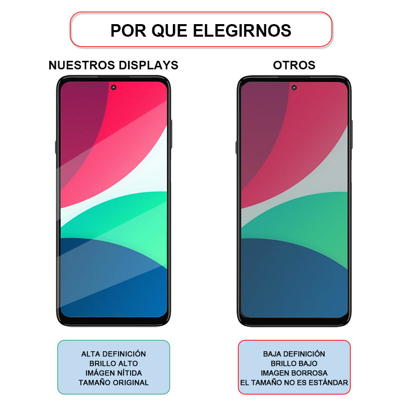 Display/pantalla Para MOTO-G13/G23-ORIG Sin Marco
