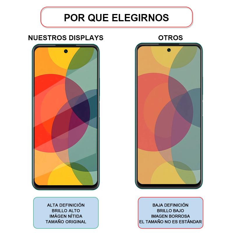 Display/pantalla Para HUAWEI-Y7A/P SMART 2021/HONOR 10X LITE-ORIG Sin Marco