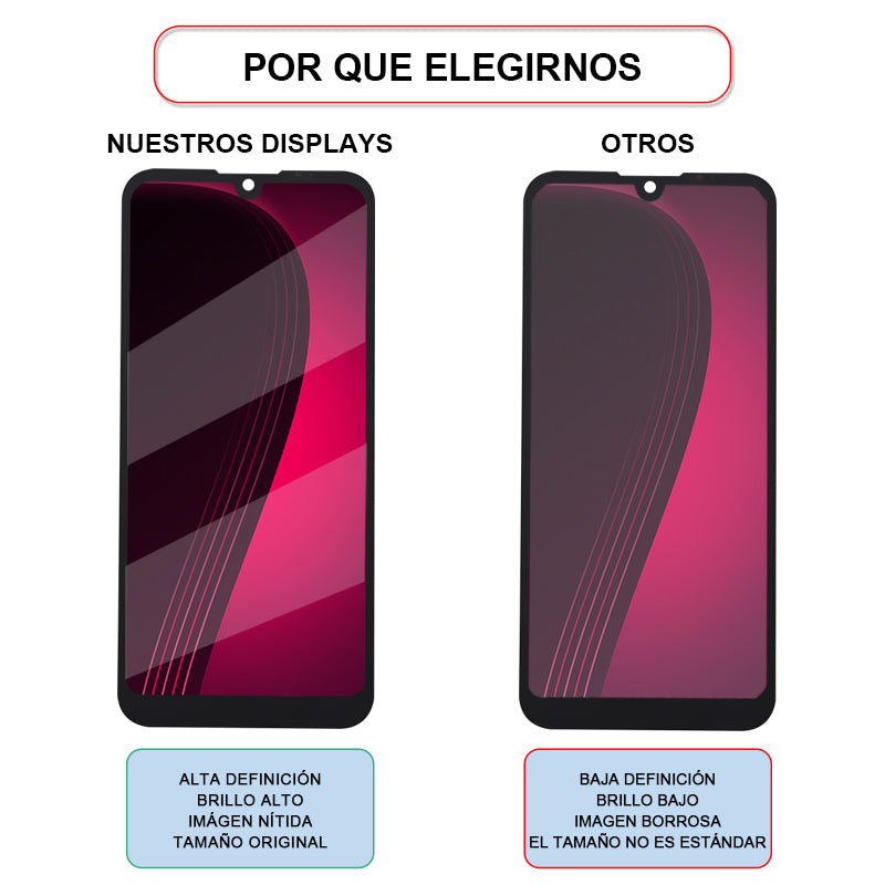 Display/pantalla Para MOTO-HG E6S/E6I-ORIG Sin Marco