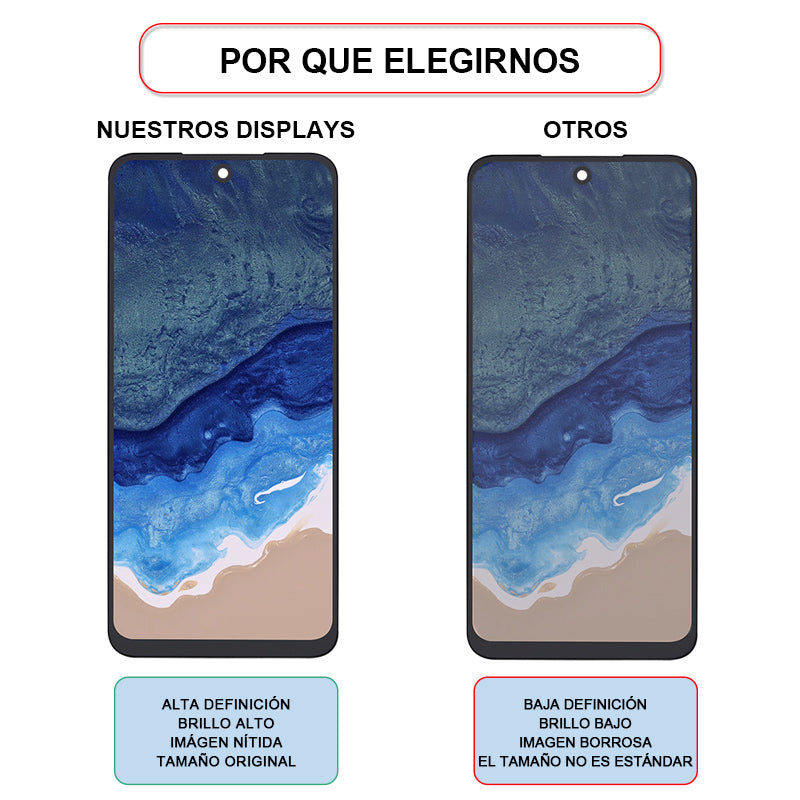 Display/pantalla Para XIAOMI-HG REDMI 10/MI10 PRIME/NOTE11 4G-ORIG Sin Marco