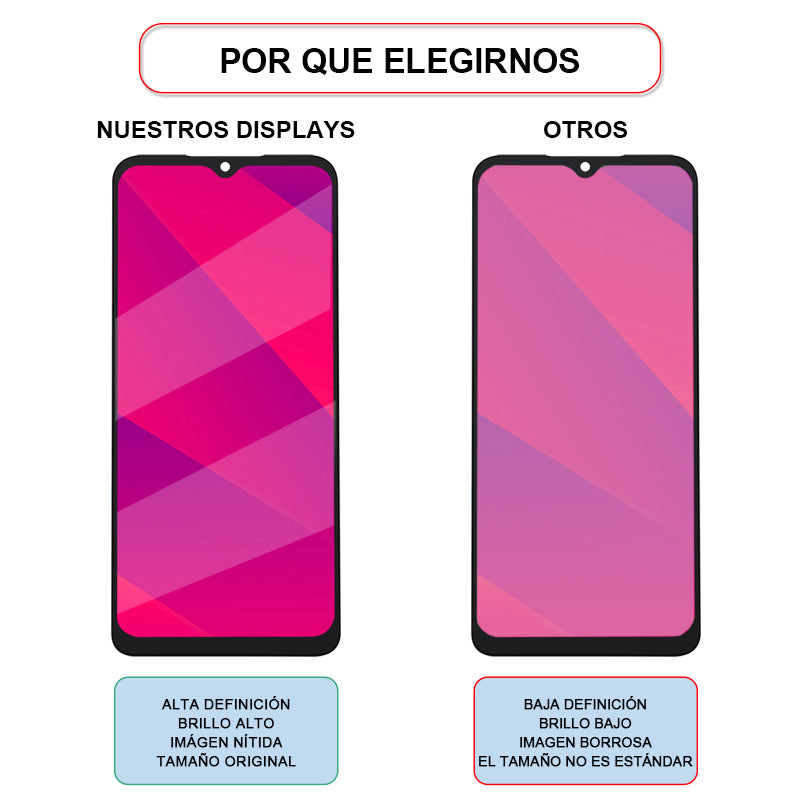 Display/pantalla Para MOTO E22/E22i-ORIG Sin Marco