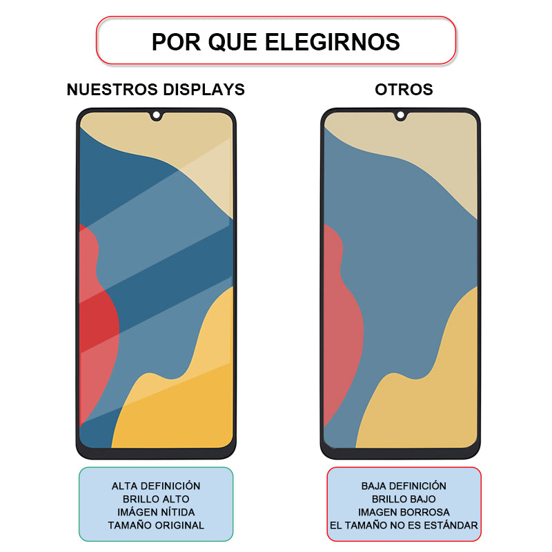 Display/pantalla Para REALME-HG C51/C53/Note C53/Narzo C53/ C60/Realme Note 50-ORIG Sin Marco