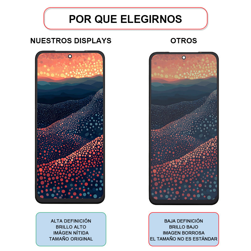Display/pantalla Para XIAOMI-REDMI NOTE10 4G/10S/POCO M5S -OLED Sin Marco