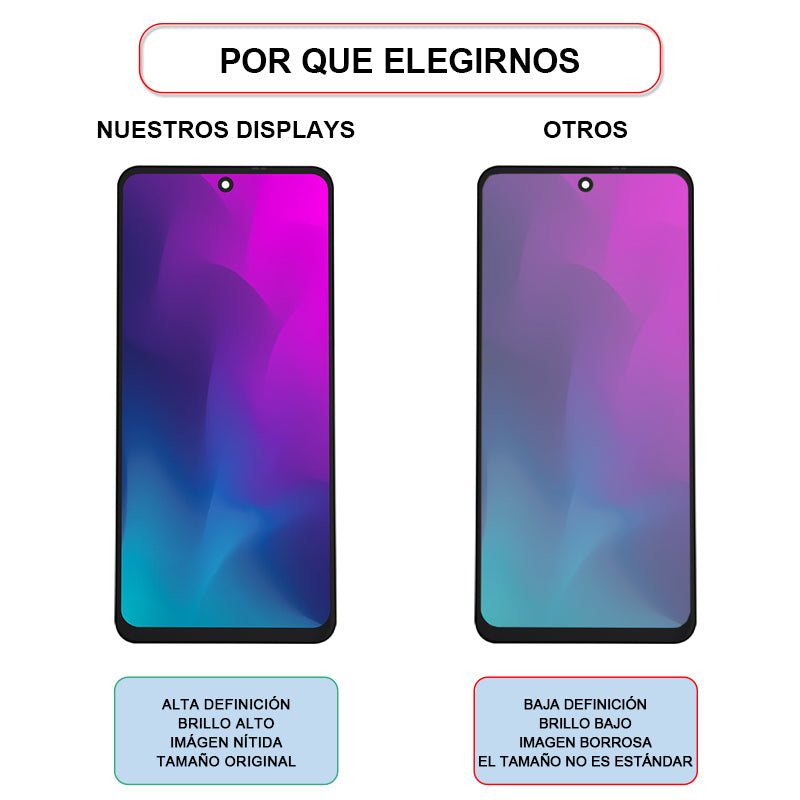 Display/pantalla Para XIAOMI-HG REDMI 9S/Note9 Pro/Note9 Pro Max/ Note10 Lite/Poco M2 Pro-ORIG Sin Marco