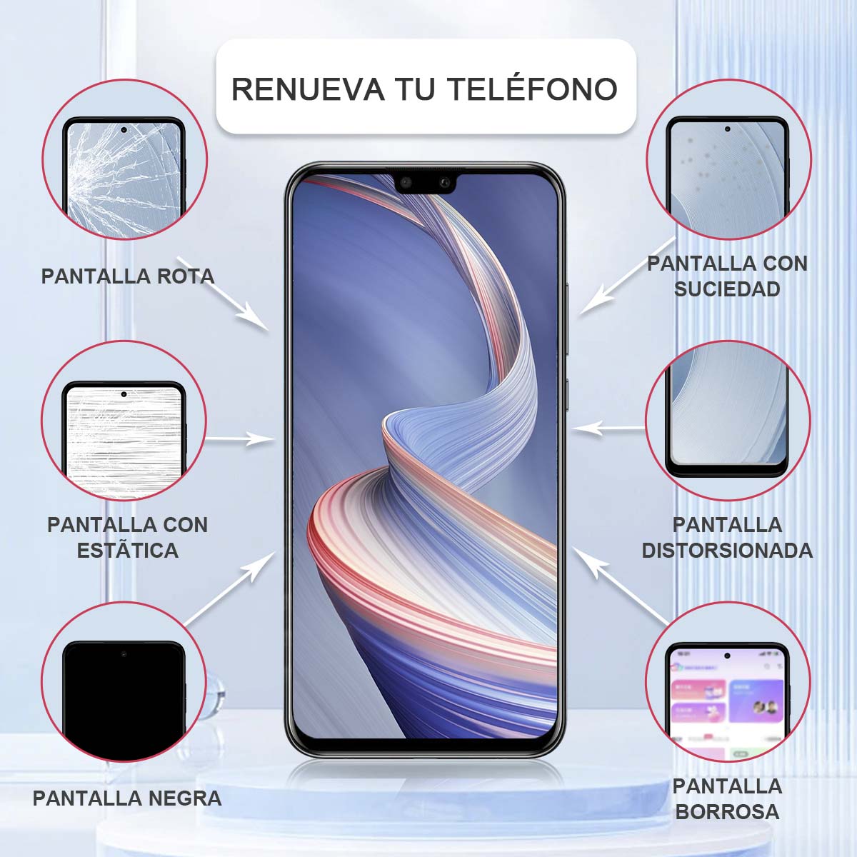 Display Pantalla Huawei Y9 2019/ Y8s/ Y8p Cof