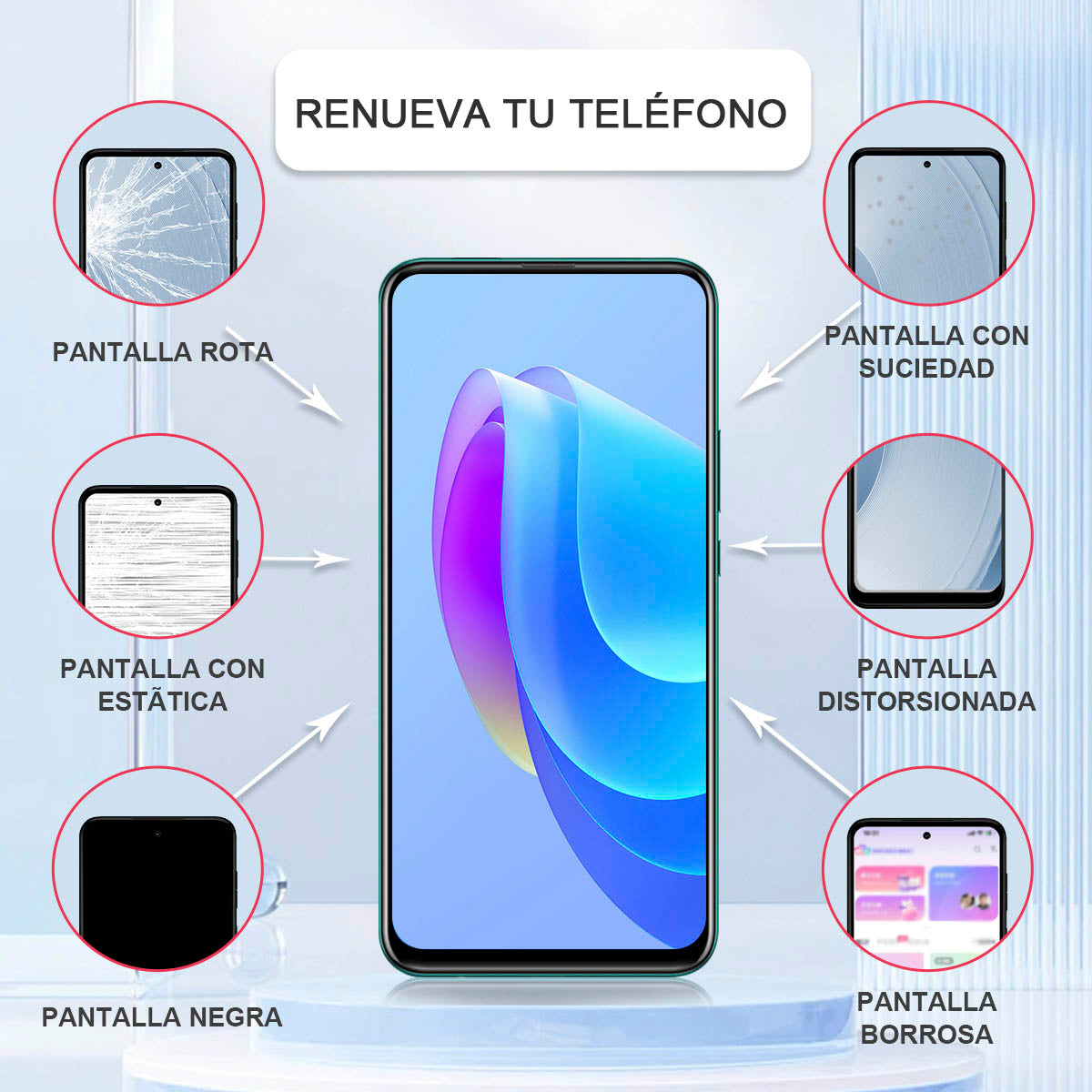 Display/pantalla HUAWEI-Y9 PRIME- COG Sin Marco