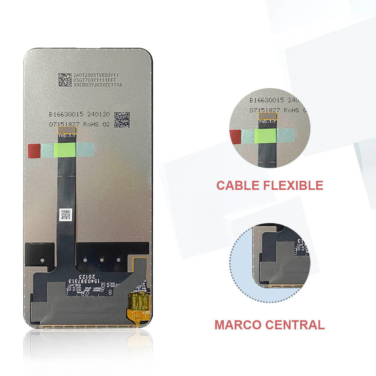 Display/pantalla Para Huawei Y9a Cof Orig Cof Sin Marco