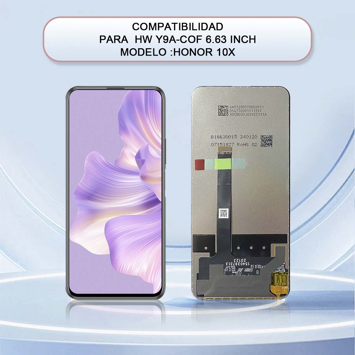 Display/pantalla Para Huawei Y9a Cof Orig Cof Sin Marco