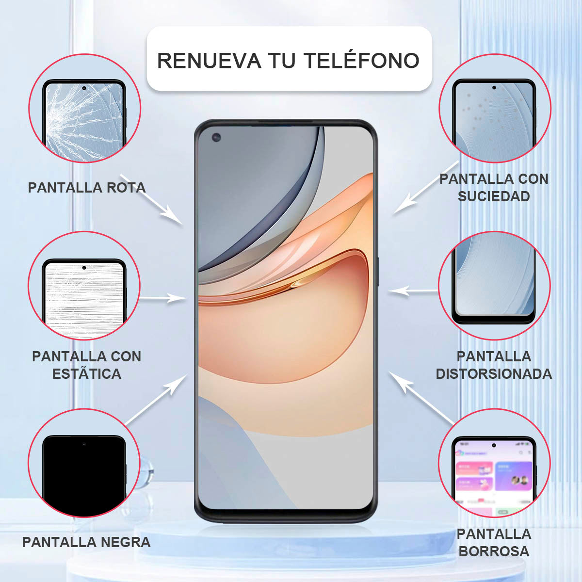 Display/pantalla One Plus 1+n10 Tipo Original Con Marco