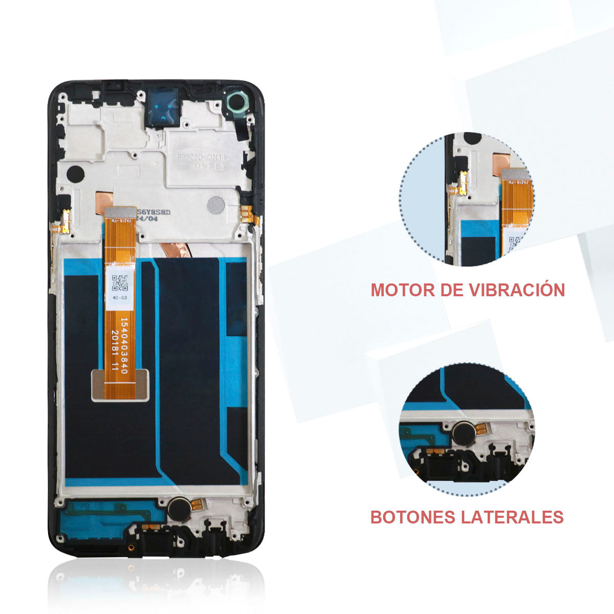 Display/pantalla One Plus 1+n10 Tipo Original Con Marco