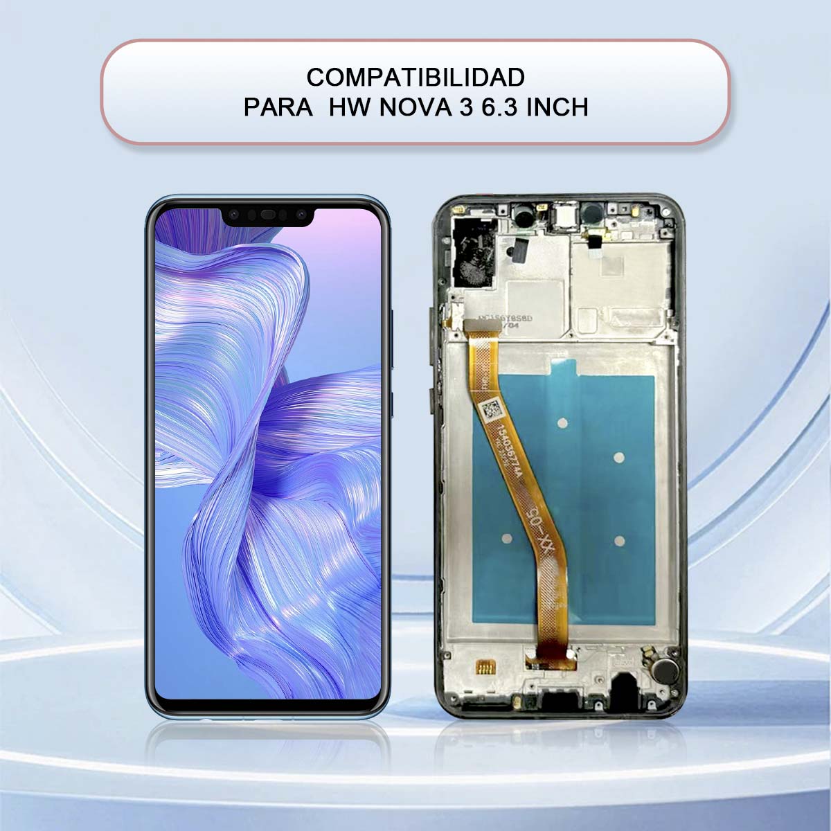 Display/pantalla Para Huawei Nova 3 Con Marco