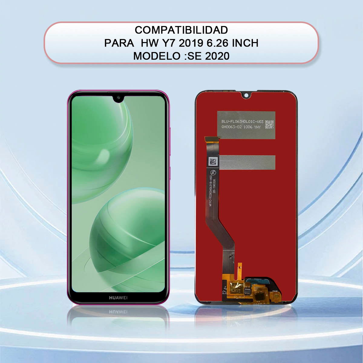 Display/pantalla Para Huawei Y7 2019 Orig Sin Marco