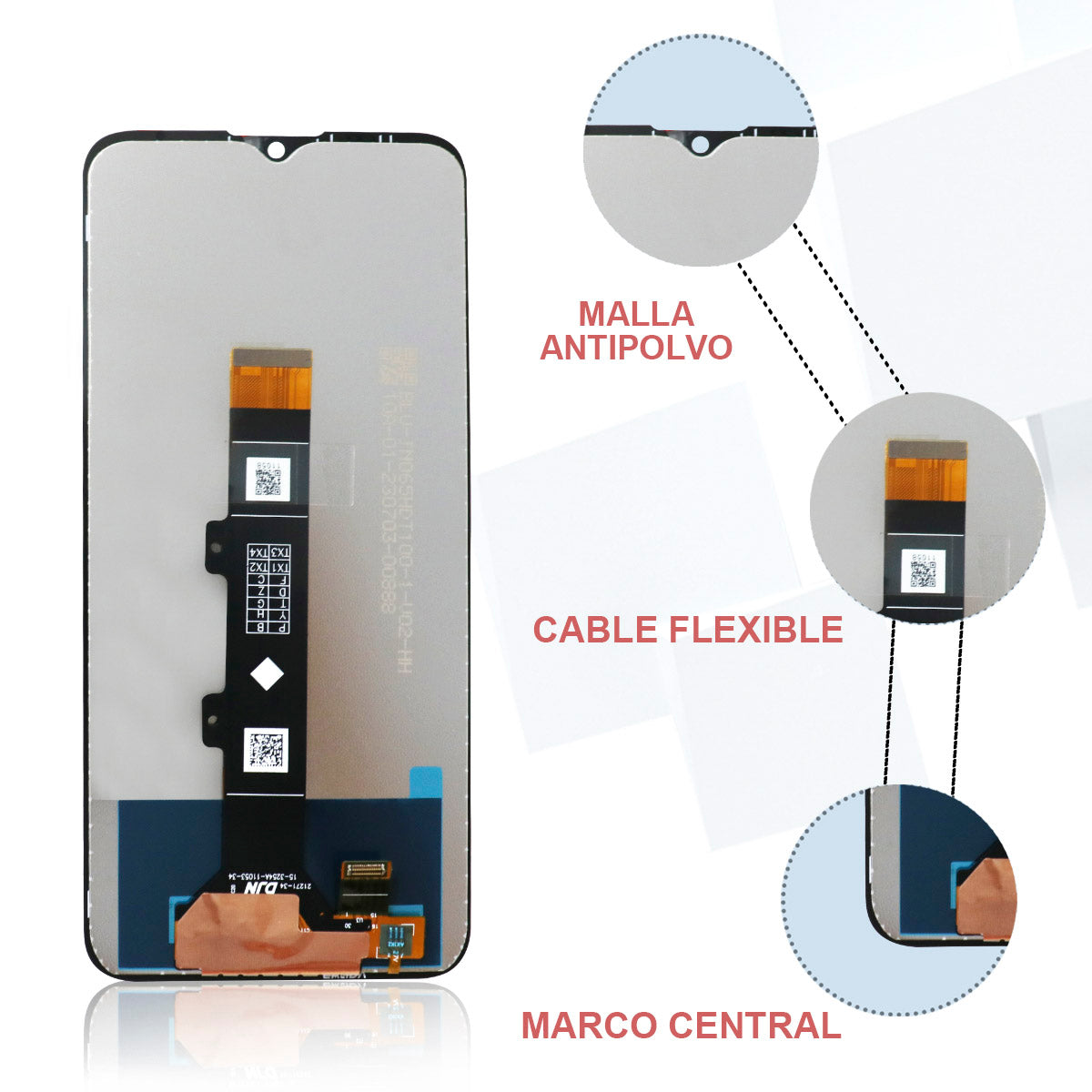 Display/pantalla Para Moto E20/xt2155 Orig Sin Marco