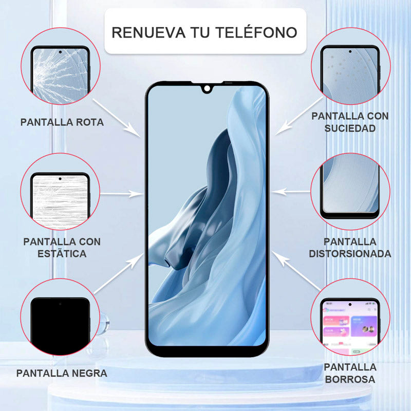 Display/pantalla Para Moto E6s/e6i Sin Marco