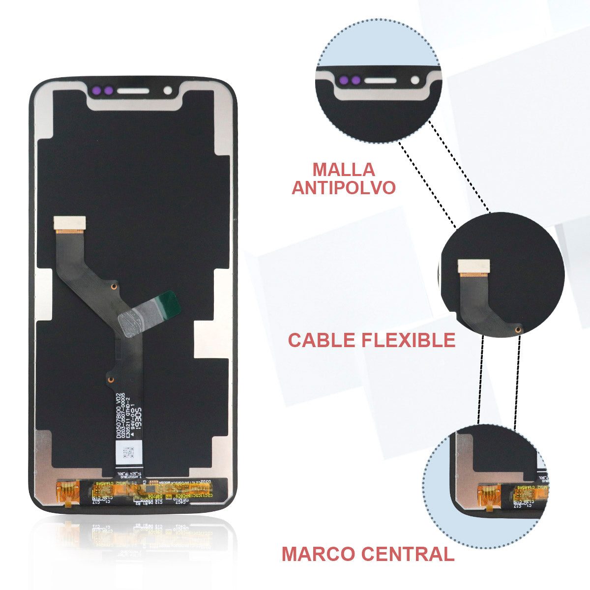 Display/pantalla Para Moto G7 Play Orig Sin Marco