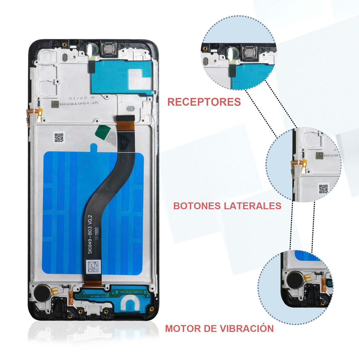 Display/pantalla Samsung A20s / A207 Tipo Original Con Marco