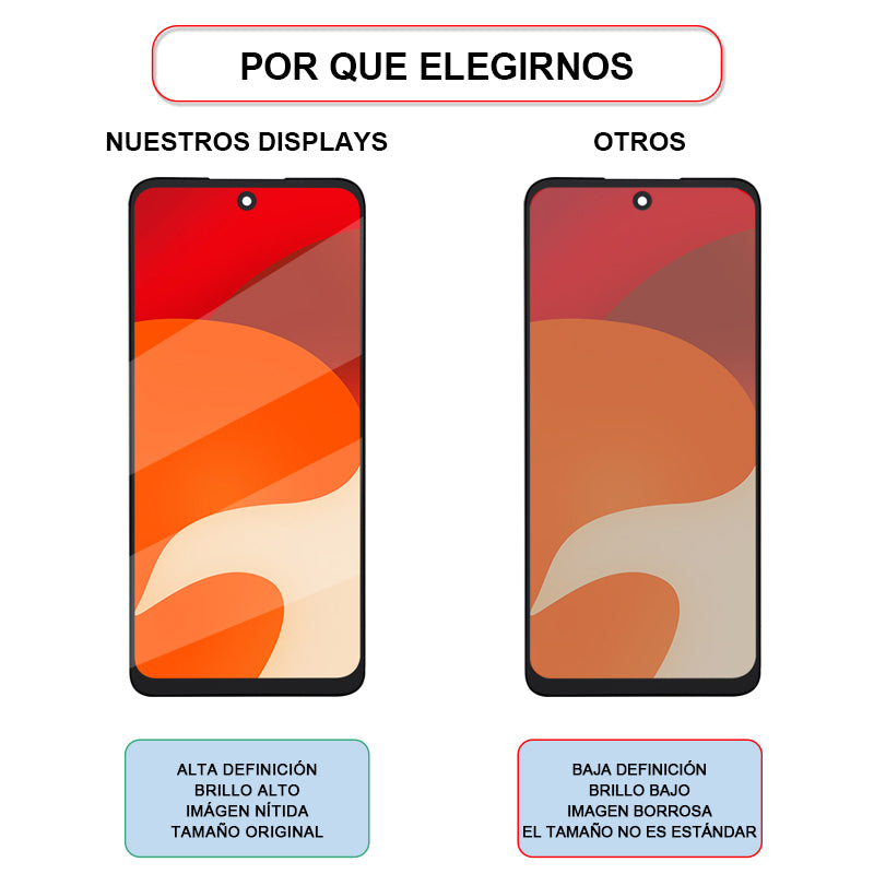 Display/pantalla Para MOTO-HG G32/G73-ORIG Sin Marco