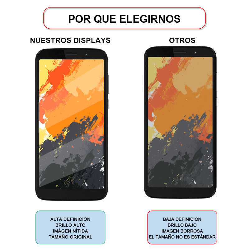 Display/pantalla Para MOTO-G6PLAY/E5-ORIG Sin Marco