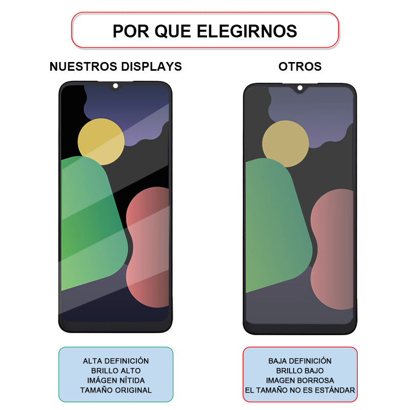 Display/pantalla Para OPPO-A16/A16S/A54S/A56-4G/C25/ C25S/NARZO50A-ORIG Sin Marco
