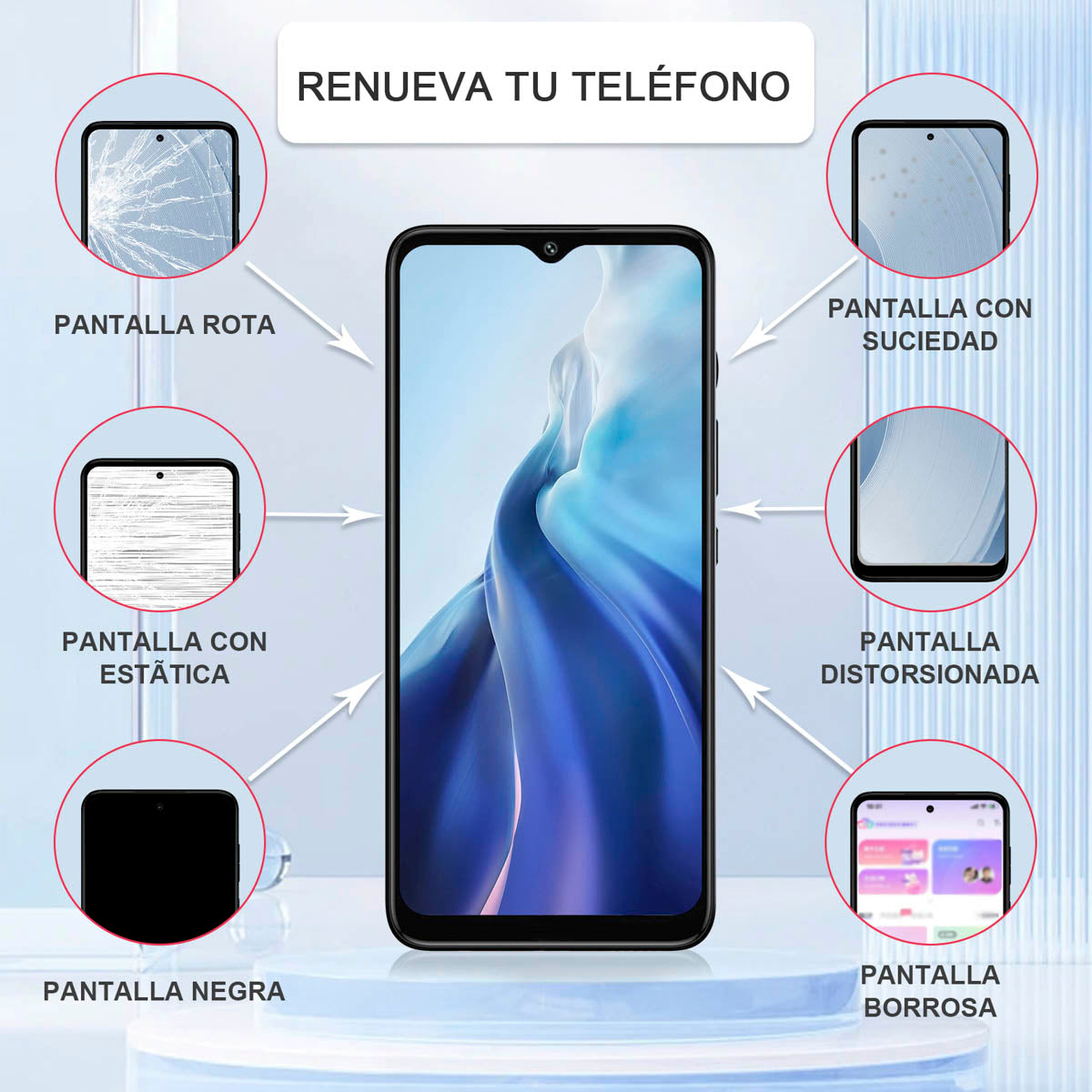 Display Tipo Original Samsung A14 5g/a146b Con Marco