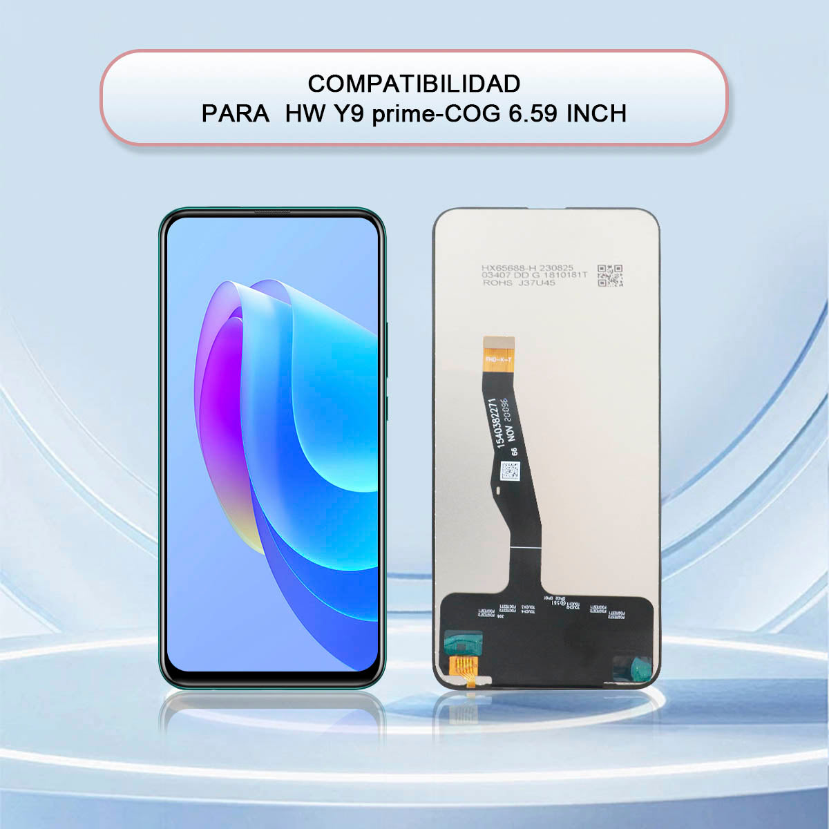 Display/pantalla HUAWEI-Y9 PRIME- COG Sin Marco