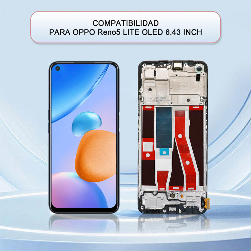 Display/pantalla Oled Oppo Reno 5 Lite Con Marco