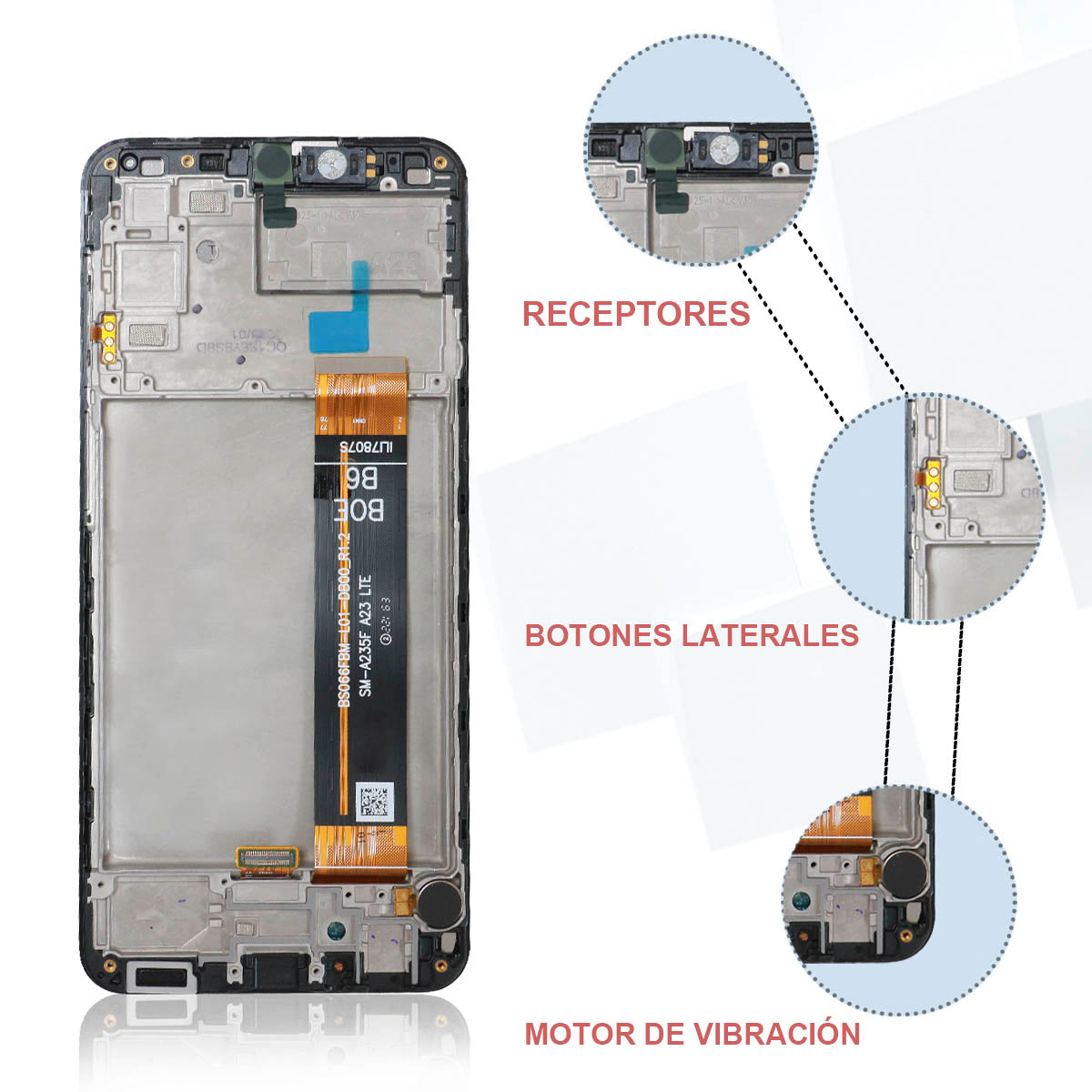 Display/pantalla Oled Samsung A23 4g Con Marco