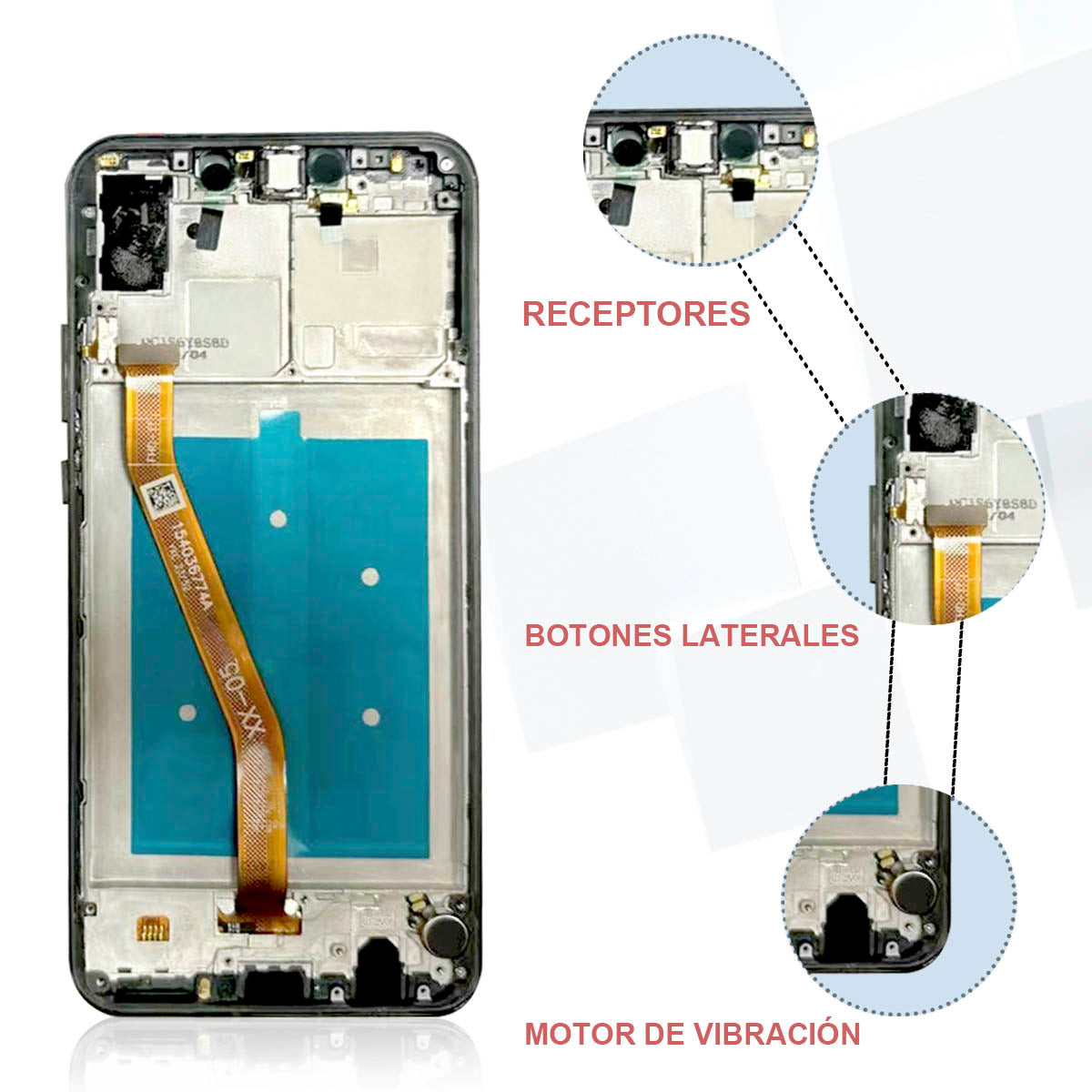 Display/pantalla Para Huawei Nova 3 Con Marco