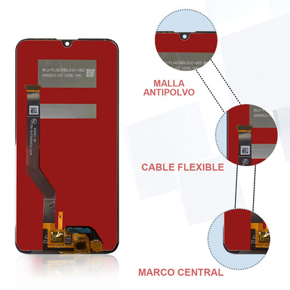 Display/pantalla Para Huawei Y7 2019 Orig Sin Marco