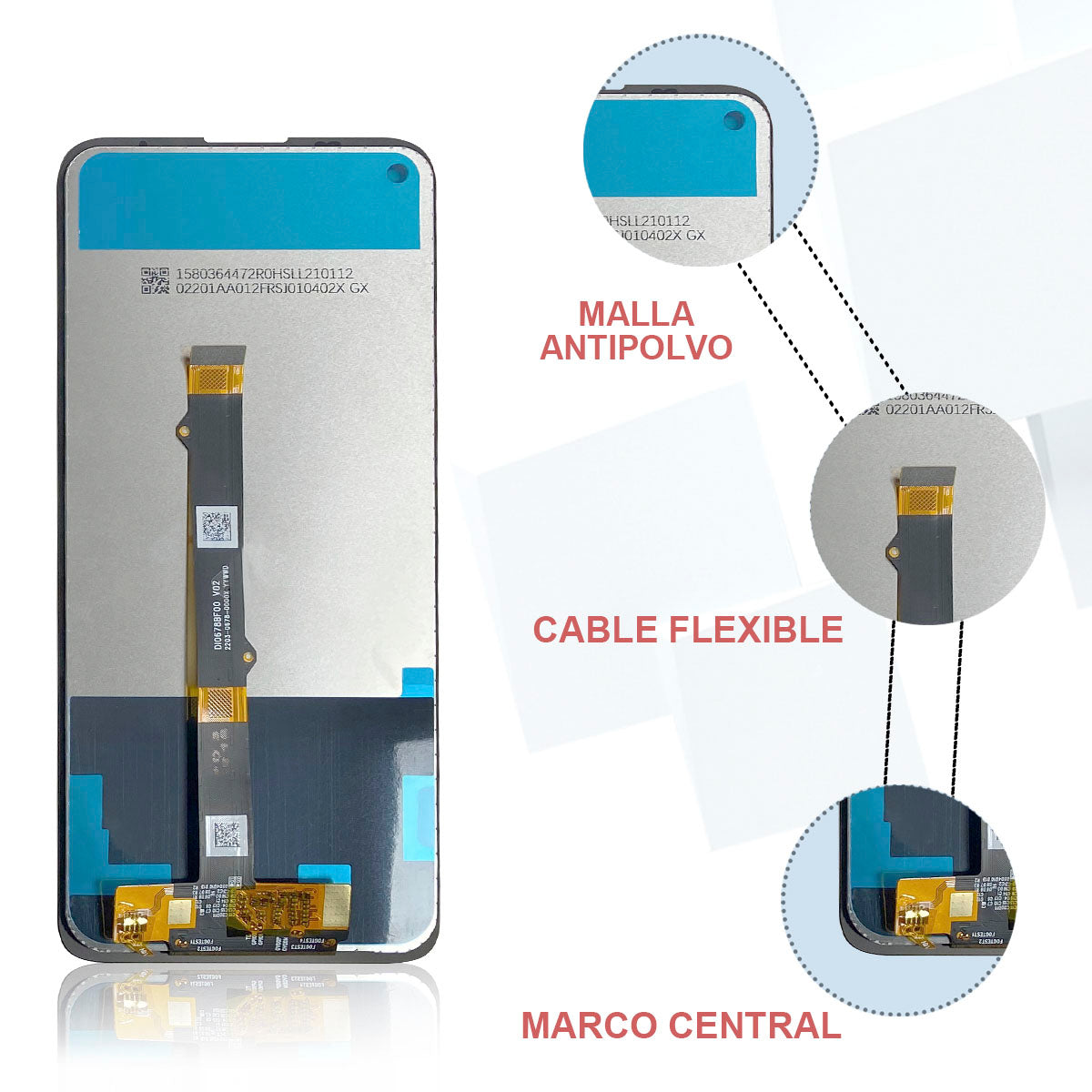 Display/pantalla Para Moto G9 Power Sin Marco