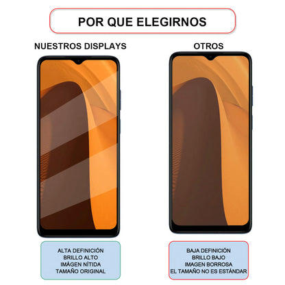 Display/pantalla Para Moto G8 Power Lite Orig Con Marco