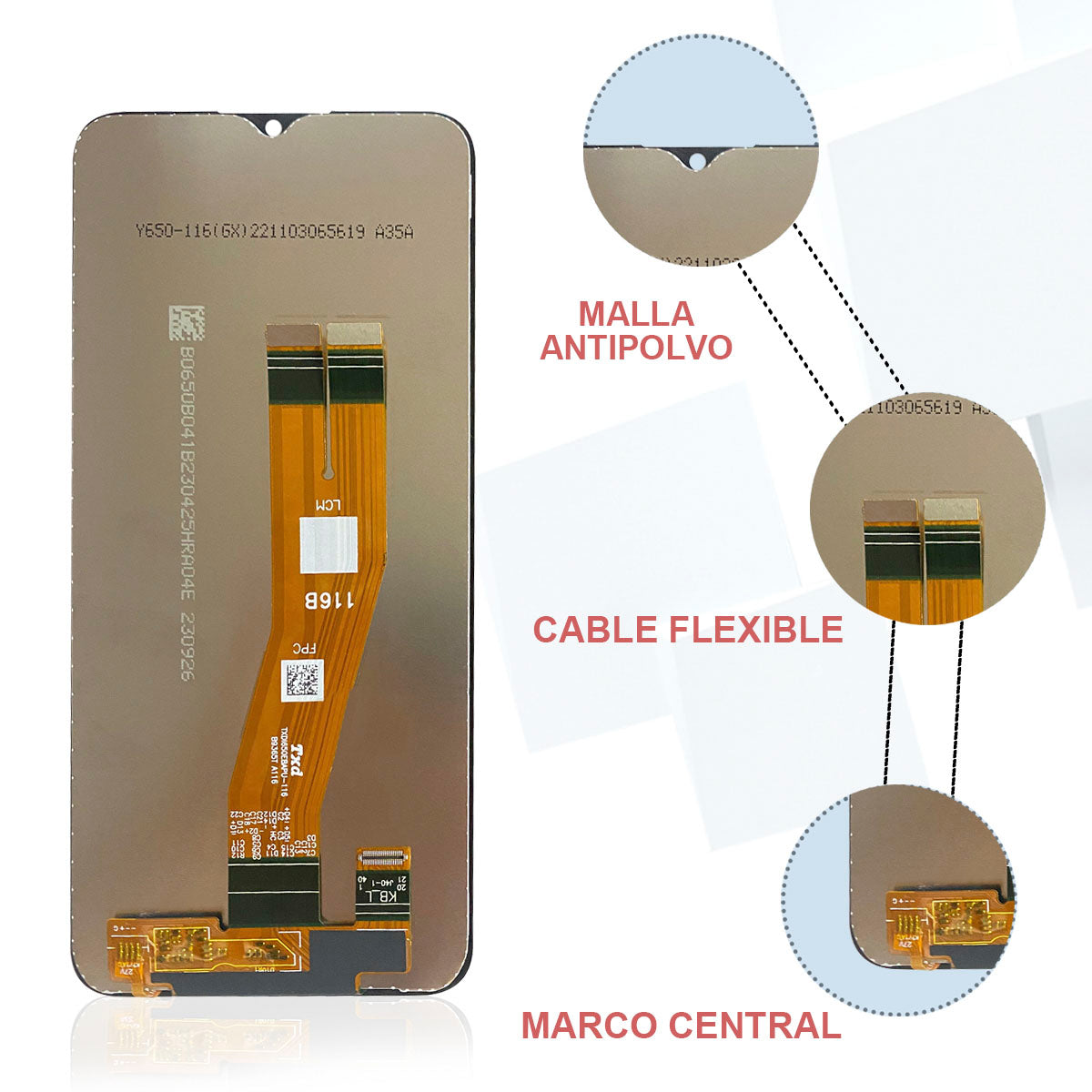 Display/pantalla Para Samsung A04e Tipo Original