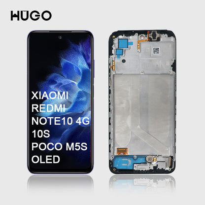 Display/pantalla Para XIAOMI-REDMI NOTE 10 4G/10S/ POCO M5S Con Marco