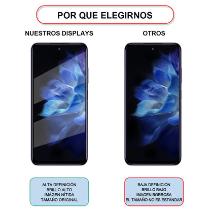 Display/pantalla Para XIAOMI-REDMI NOTE 10 4G/10S/ POCO M5S Con Marco