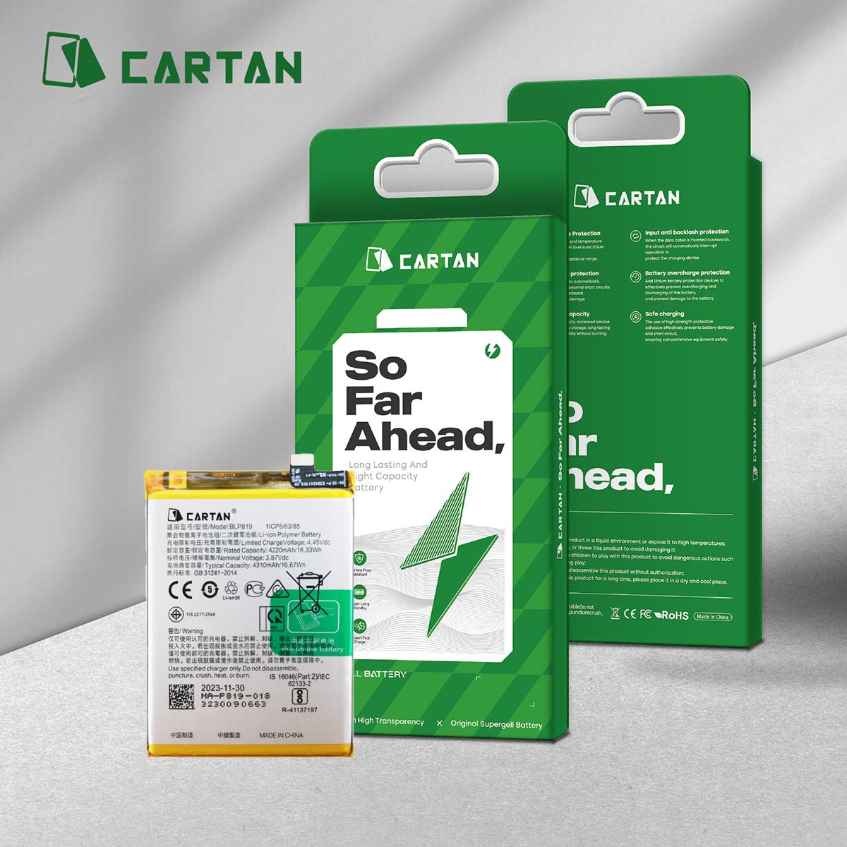 Pilas/Batería para OPPO-RENO5